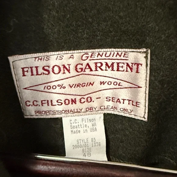 Filson Dark Green Shirt Jacket - Picture 2 of 11